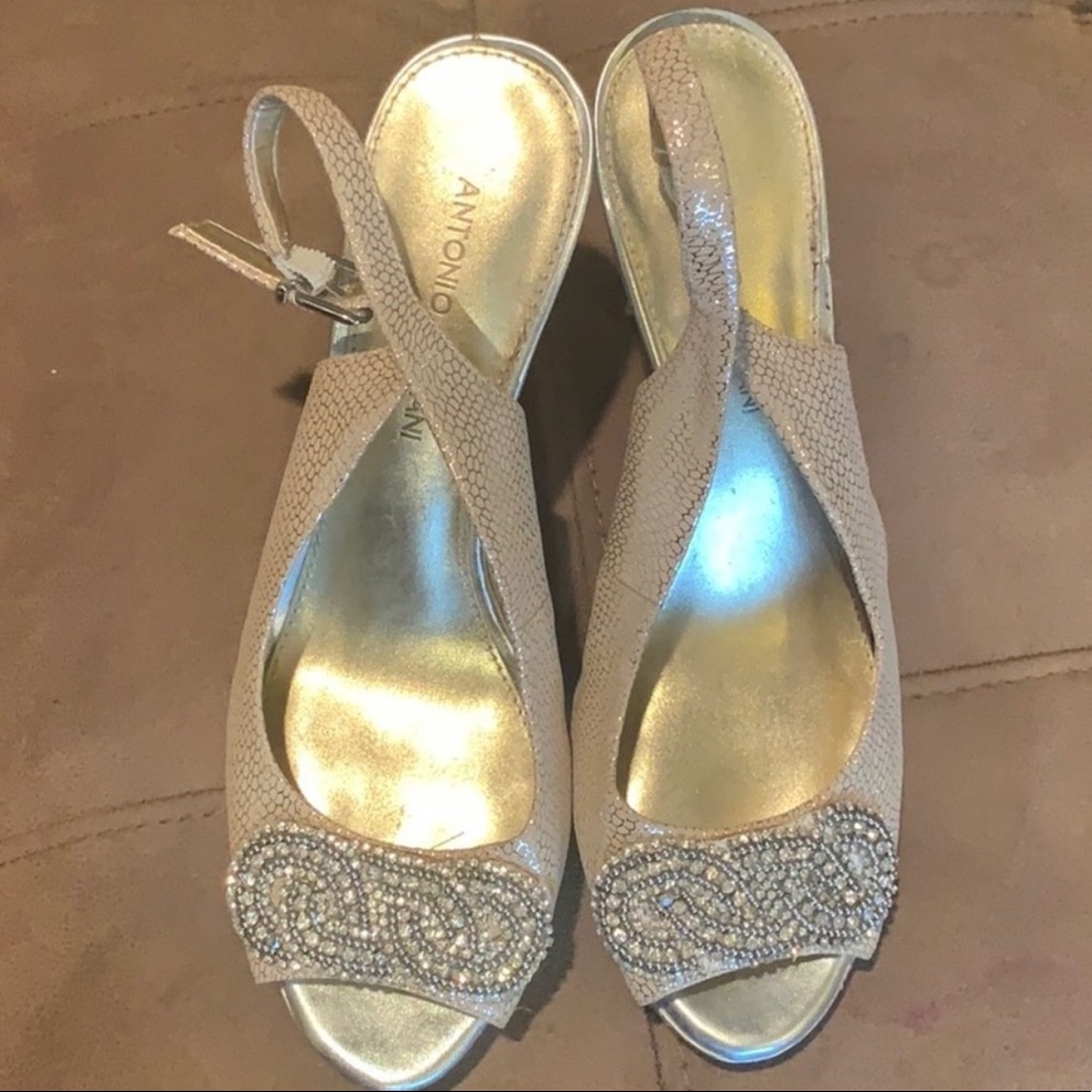 Gold Antonio Melani Heels